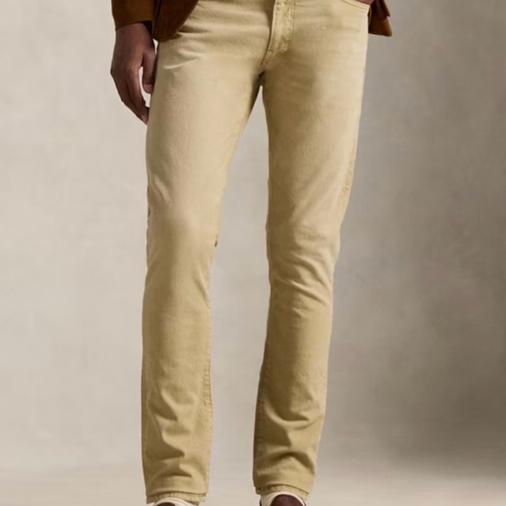 Polo Ralph Lauren Men's Beige Slim Jeans
